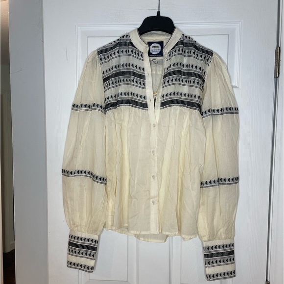 SUNDANCE ALAMWAR NWT JAMALA TUNIC in ivory - XS - Picture 2 of 4
